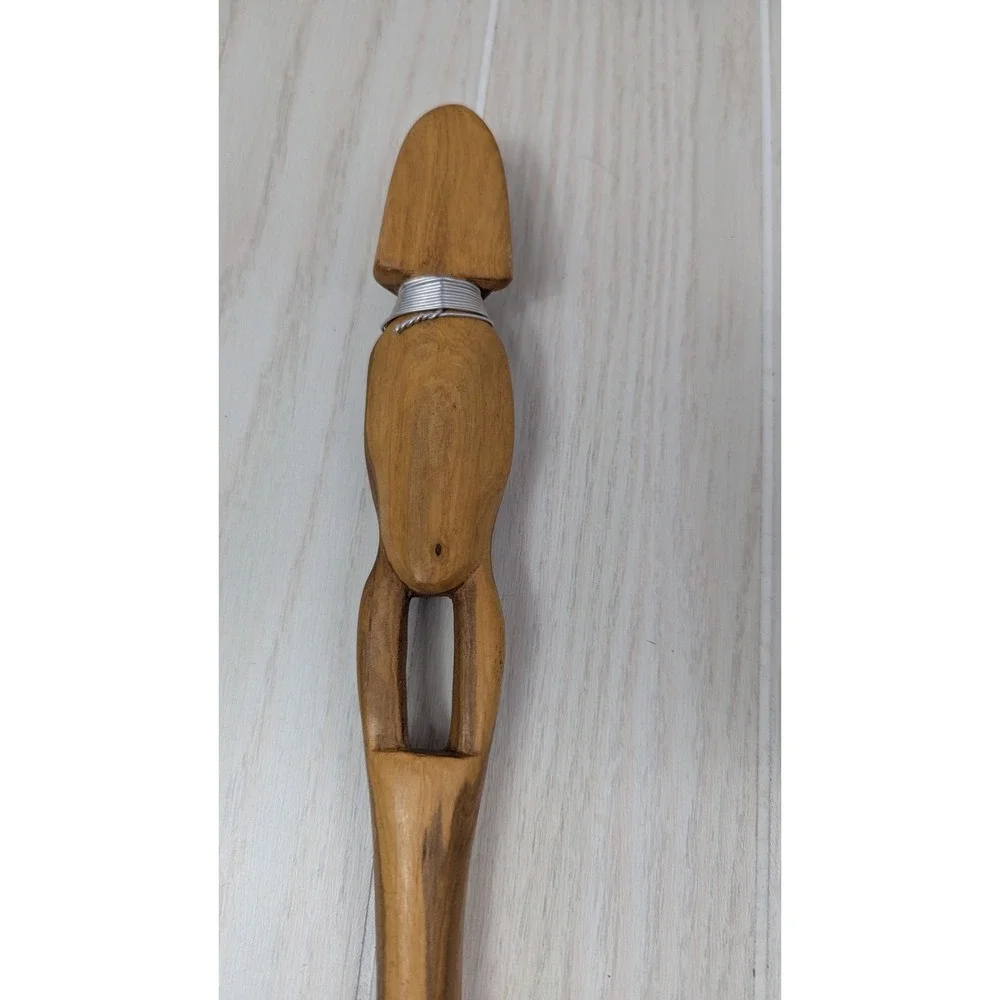 Hand Carved Wood Wooden Decorative Spoon 15
